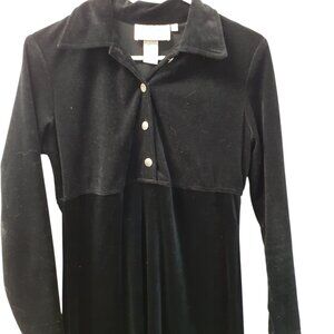 Fiorlini International by Giorgio Fiorlini Womens Shirt Dress Black Sz 8